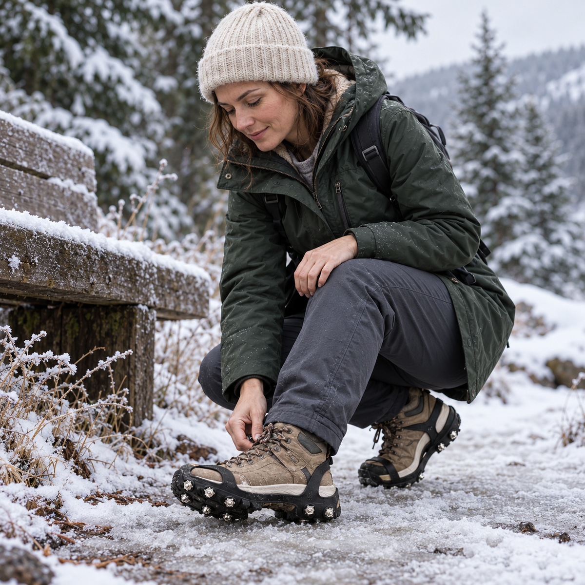 EisFest Schuhspikes | Sicherer Halt auf Eis und Schnee