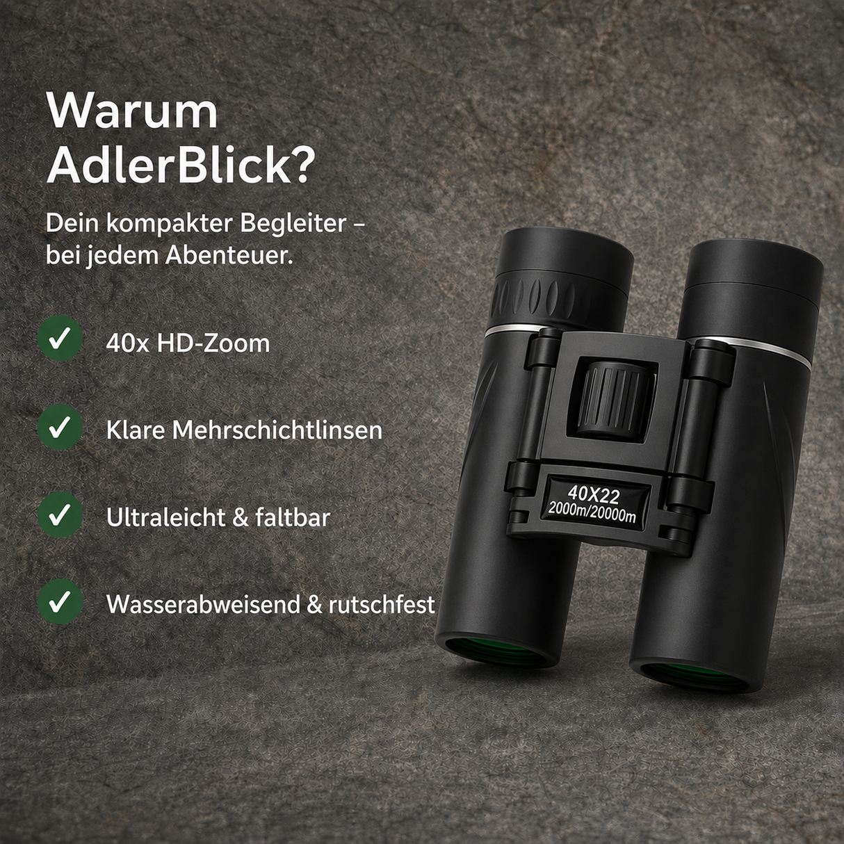 AdlerBlick Fernglas | Scharfe Sicht bei jedem Outdoor-Abenteuer