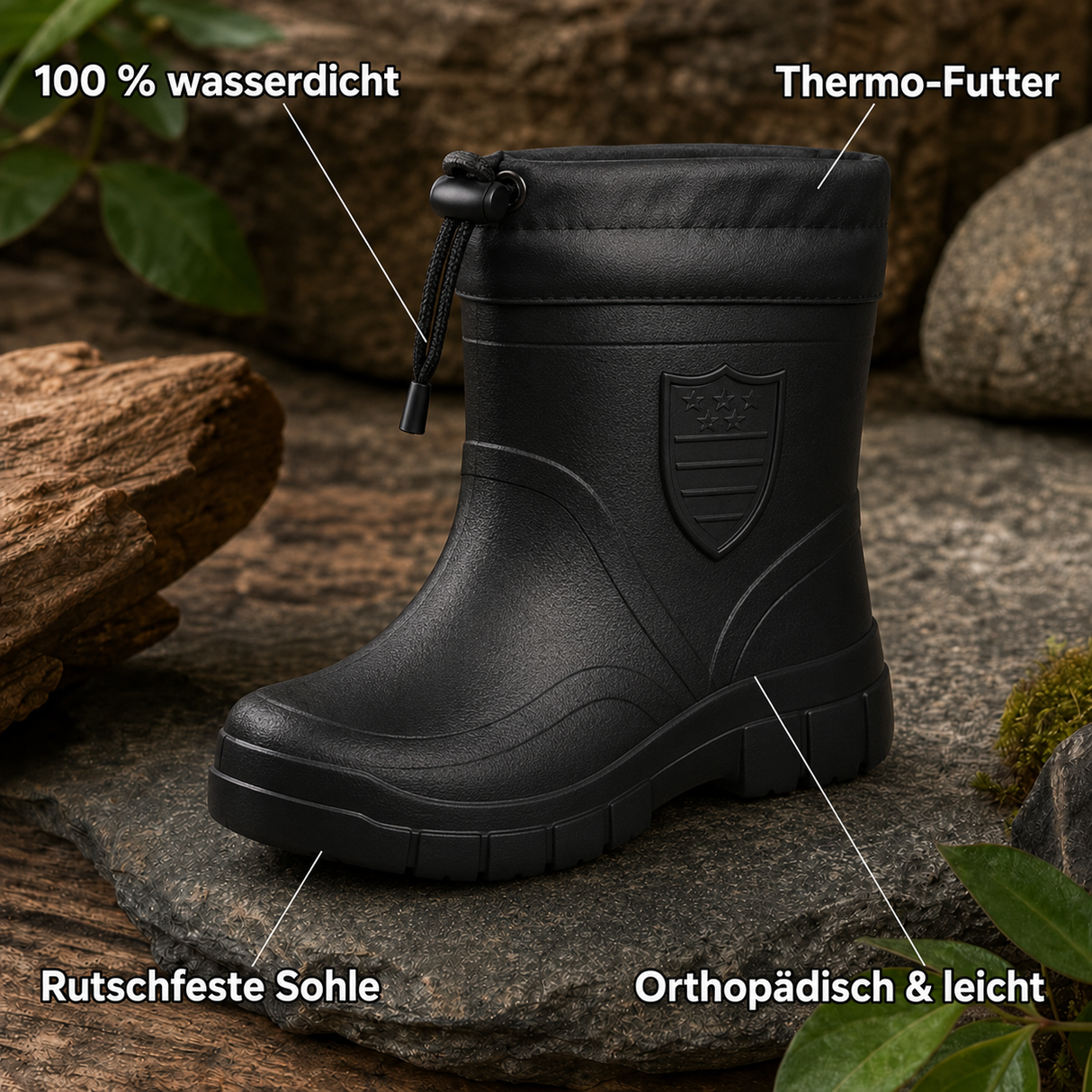 RegenWohl – Thermo-Regenstiefel | Trockene, warme Füße den ganzen Tag