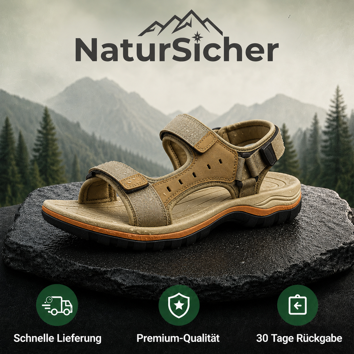 ErgoSchritt – Trekking-Sandalen | Bequem auf jedem Weg