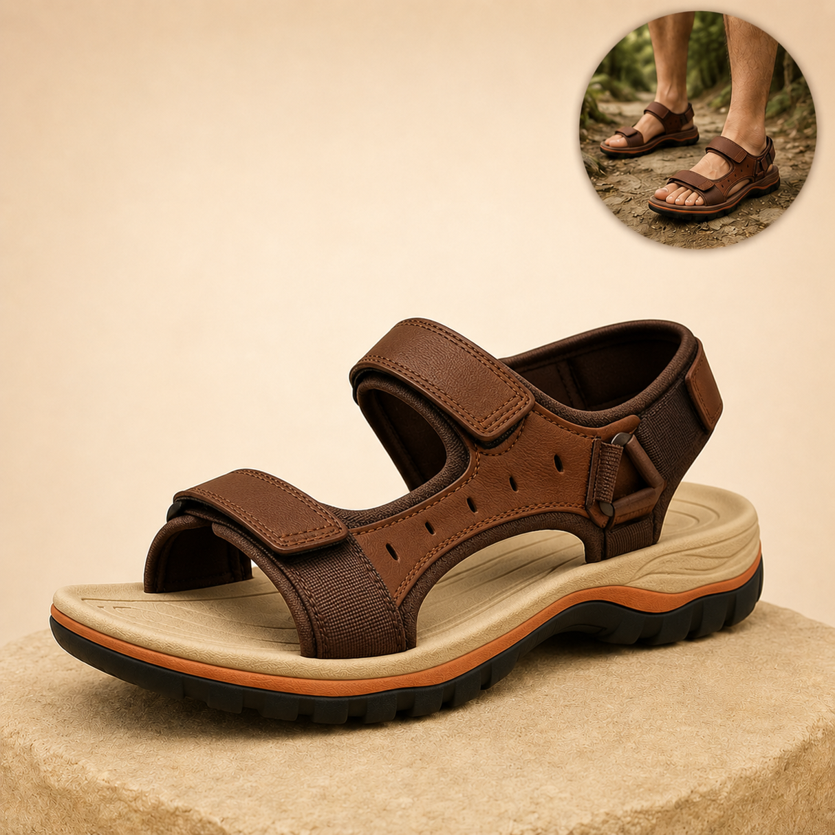 ErgoSchritt – Trekking-Sandalen | Bequem auf jedem Weg