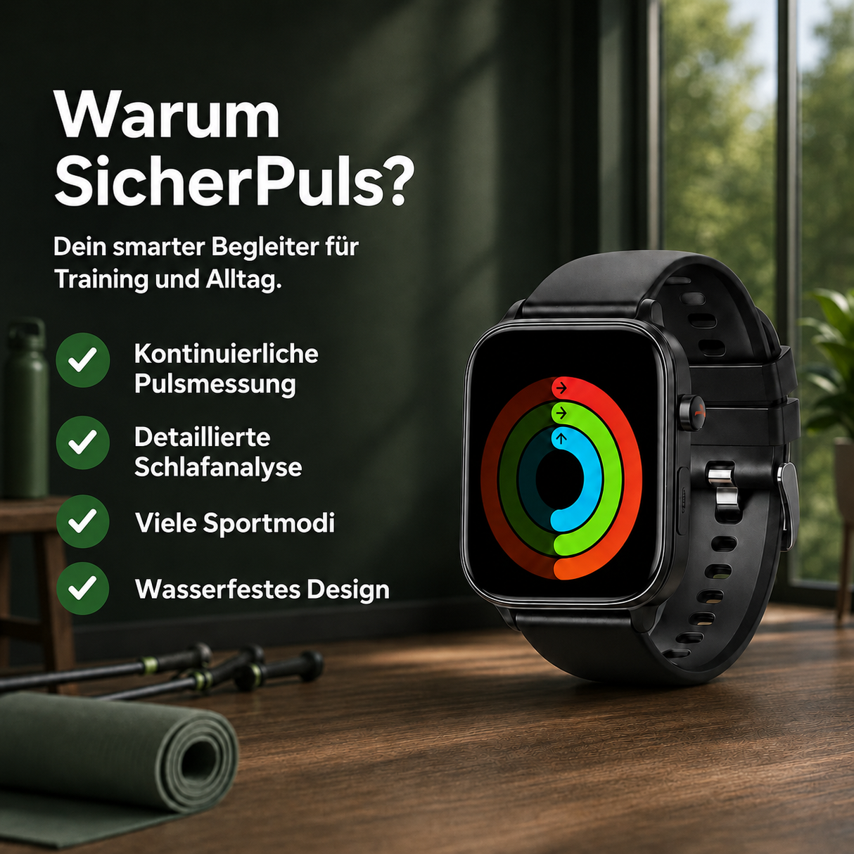 SicherPuls Senioren-Smartwatch – Produktansicht 4