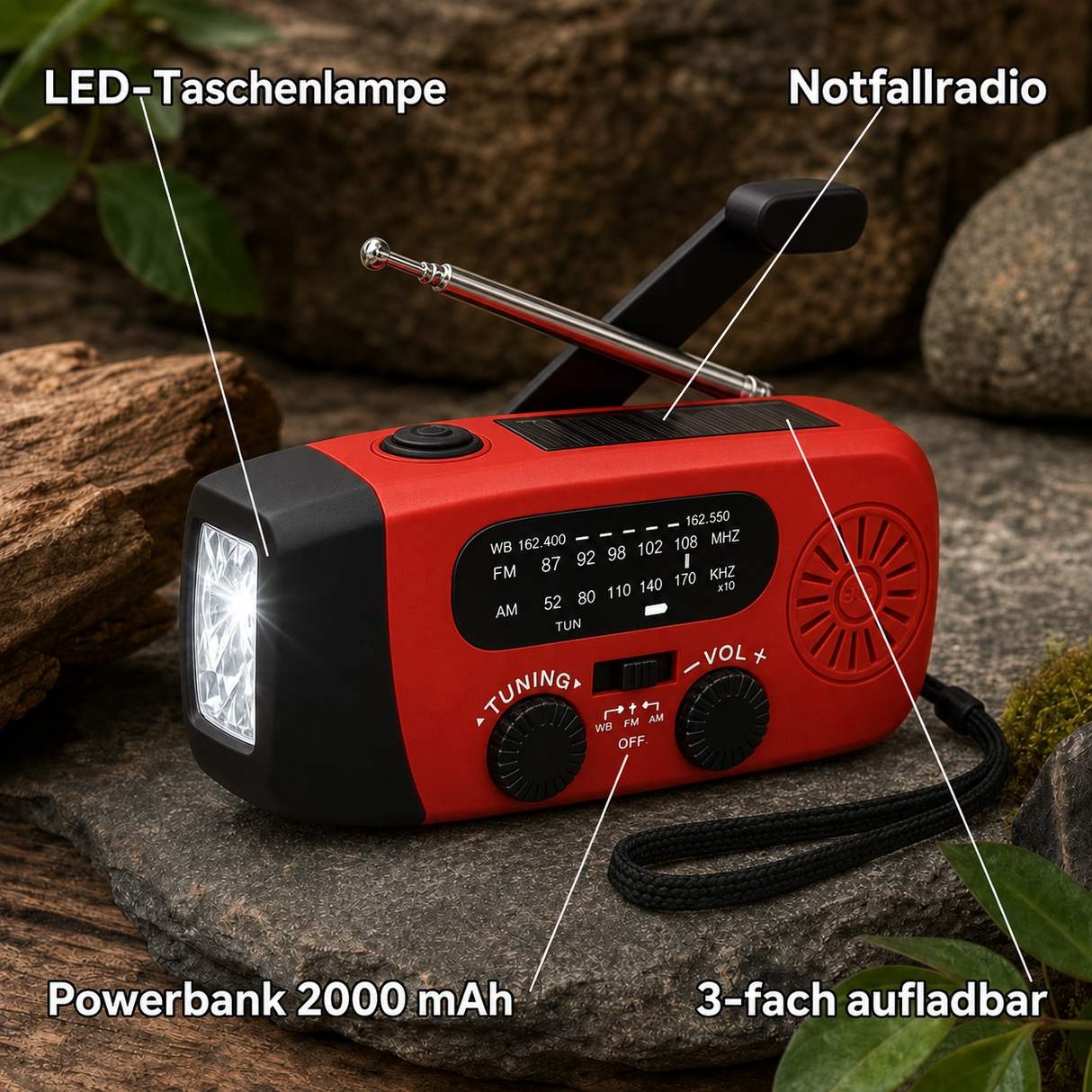 StromFest Solar-Powerbank | Strom, wenn du ihn am meisten brauchst