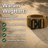 WegHart Taktischer Gürtel – Produktansicht 4
