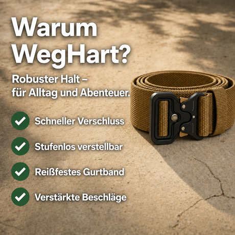 WegHart Taktischer Gürtel – Produktansicht 4