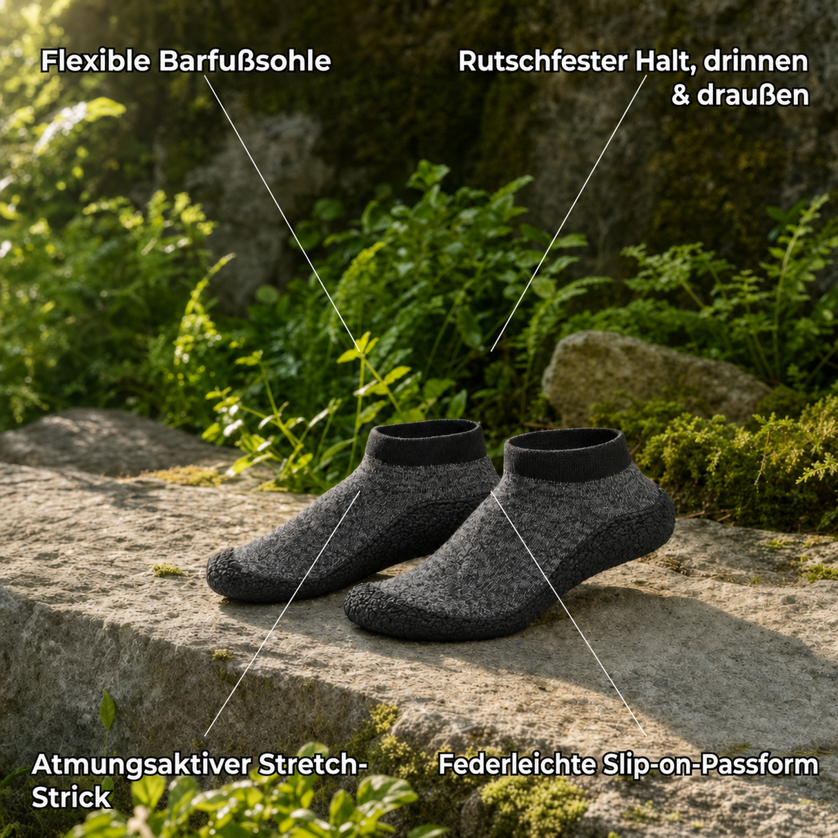 WeichSchritt Sockenschuhe